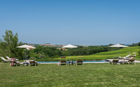 La Casa nei Vigneti 10: Grasland, Landschap, Plain, Land Lot, Weide, Gazon, Buitenmeubels, Tuin, Pasture
