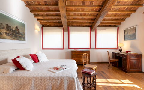 Cosciano 12: Meubilair, Interieur Ontwerp, Muur, Bed, Flooring, Slaapkamer, Hout, Verdieping, Plafond, Kamer