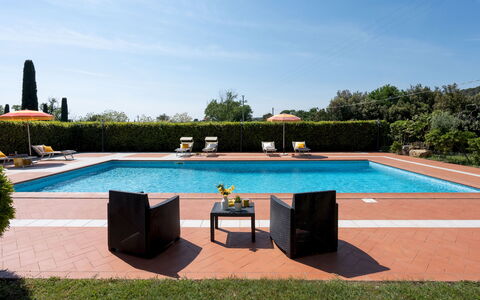 Villa Nikka 6: Zwembad, Toevlucht, Hacienda, Eco Hotel, Landgoed, Landscaping, Villa, Hotel, Binnenplaats, Buitenmeubels