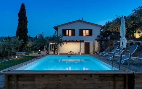 Terrazza sulla Valle 4+2: Zwembad, Toevlucht, Samengesteld Materiaal, Thermae, Eco Hotel, Vrije Tijd, Buitenmeubels, Hotel, Villa, Landgoed