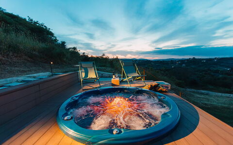 Villa Sumac 6: Zwembad, Jacuzzi, Bad, Toevlucht, Nacht, Schemer, Avond, Eco Hotel