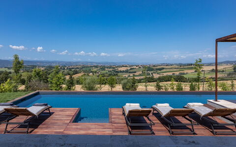 Casale the Place 6+2: Blauw, Zwembad, Buitenmeubels, Ligstoel, Landscaping, Hardwood, Eco Hotel, Toevlucht, Dek, Villa