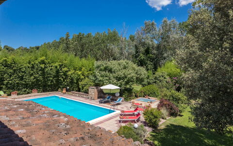 Dimora Alessandra 4: Zwembad, Blauw, Toevlucht, Vrije Tijd, Landgoed, Eco Hotel, Buitenmeubels, Schaduw, Hacienda, Backyard