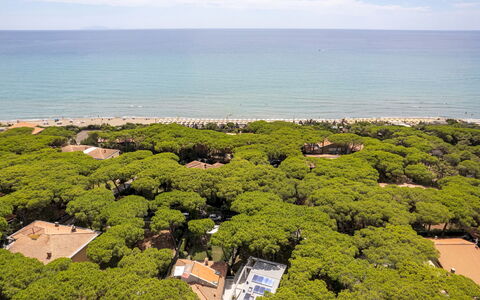 La Villa in Pineta 10: Landschap, Kust En Oceanic Landvormen, Vogelperspectief, Kust, Zee, Oceaan, Luchtfotografie, Baai, Strand