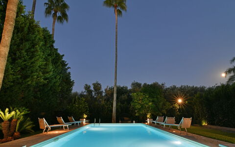Villa Afrodite 8: Zwembad, Toevlucht, Buitenmeubels, Eco Hotel, Schaduw, Vrije Tijd, Thermae, Hotel, Ligstoel