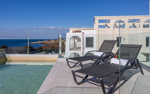 Villa Ristola 6: Zwembad, Zee, Toevlucht, Appartement, Balkon, Kust, Oceaan, Hotel, Badplaats, Villa