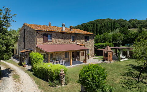 Il Pratone 12: Verblijf, Boerderij, Landgoed, Werf, Backyard, Luifel, Garden Gebouwen, Villa, Veranda