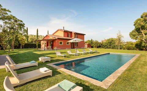 Casale Ansedonia 8+1: Huis, Verblijf, Landgoed, Boerderij, Tuin, Gazon, Zwembad, Landscaping, Eco Hotel, Hacienda