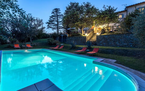 Casa Pippin 8: Zwembad, Blauw, Toevlucht, Eco Hotel, Landgoed, Hacienda, Tuin, Backyard, Waterpartij, Landscaping