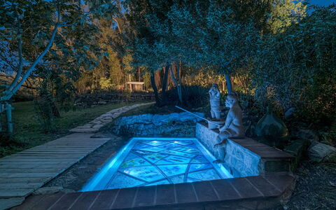 La Leopoldina 6: Blauw, Zwembad, Waterpartij, Tuin, Reflectie, Backyard, Toevlucht, Landscaping, Ontwerp, Eco Hotel