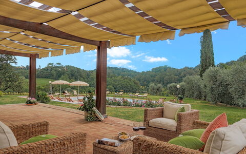 Il Cerreto 11: Schaduw, Buitenmeubels, Outdoor Structuur, Tuin, Prieel, Backyard, Eco Hotel, Pergola, Canopy, Paviljoen