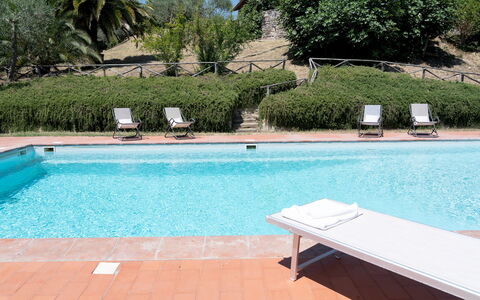 Villa la Pizzichina 10: Zwembad, Toevlucht, Buitenmeubels, Meubilair, Ligstoel, Eco Hotel, Vrije Tijd, Schaduw, Thermae, Hotel
