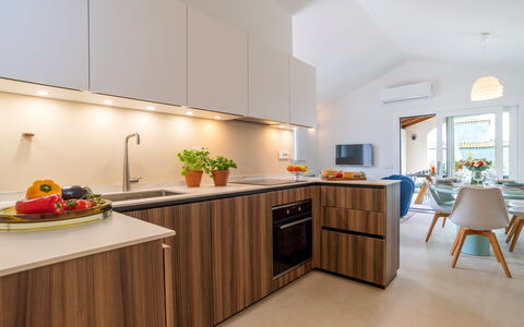 Casa Moros 6: Keuken, Interieur Ontwerp, Countertop, Toestel Van De Keuken, Flooring, Major Appliance, Hout, Meubilair, Cabinetry, Plafond