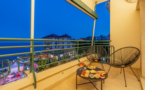 Dimora Mareblu 6: Appartement, Condominium, Balkon, Toevlucht, Hotel, Beits, Stoel, Eco Hotel, Houten Vloer, Penthouse