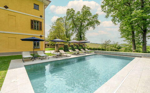 Tenuta Schiavon Barrero 12: Zwembad, Reflectie, Landgoed, Reflecting Pool, Villa, Landscaping, Toevlucht, Thermae, Hotel, Herenhuis