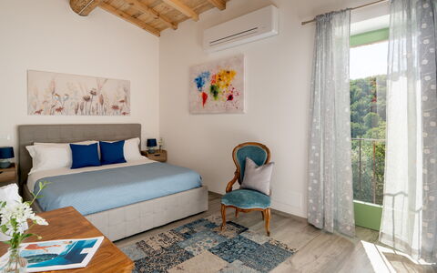 Cottage Dolcevista 4+2: Meubilair, Interieur Ontwerp, Bed, Slaapkamer, Hout, Flooring, Verdieping, Kamer, Linens, Huis