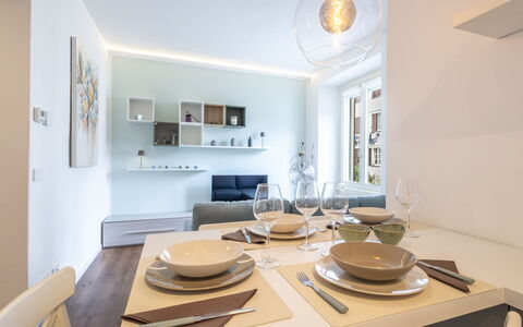 Genzianella Alpine Apartment: Flooring, Verdieping, Plafond, Interieur Ontwerp, Countertop, Keuken, Cabinetry, Kamer, Major Appliance, Lichte Inrichting