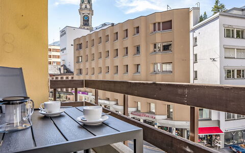 Chesa Zentrum 10B: Appartement, Condominium, Balkon, Hotel