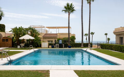 La Quinta Hills: Zwembad, Toevlucht, Buitenmeubels, Vrije Tijd, Eco Hotel, Schaduw, Hacienda, Villa, Hotel