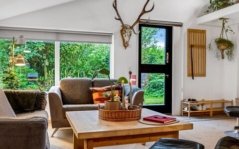 Gesine - 20Km to the Fjord: Meubilair, Interieur Ontwerp, Hout, Plafond, Flooring, Woonkamer, Bankstel, Lichte Inrichting, Kamer, Verlichting