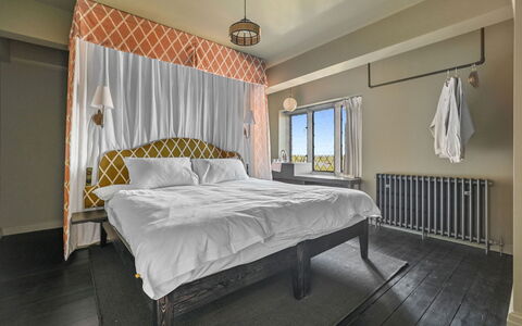 Arc Thorpeness: Meubilair, Slaapkamer, Bed, Interieur Ontwerp, Flooring, Verdieping, Plafond, Laken, Bedding, Verlichting