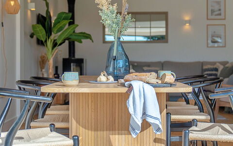 Firethorn: Meubilair, Hout, Tafel, Buitenmeubels, Stoel, Buitentafel, Keuken En Eettafel, Hardwood, Beits, Eetkamer