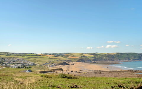 Tregarden: Lucht, Blauw, Water, Zwemwater, Horizon, Kust, Kust En Oceanic Landvormen, Ecoregio, Wolk, Natuurlijk Landschap