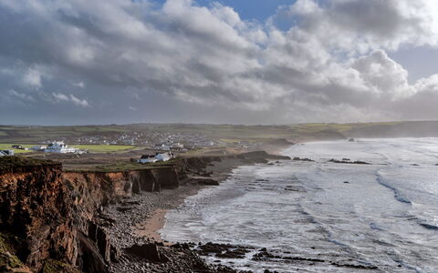 Gwelmor: Water, Zwemwater, Kust, Wolk, Horizon, Kust En Oceanic Landvormen,  Felsen\, Zee, Terrein, Kust