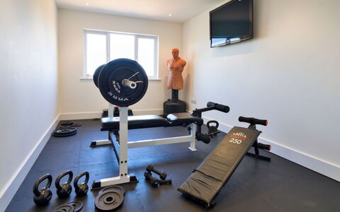 Thorndale: Oefen Materiaal, Sportschool, Kamer, Flooring, Oefeningsmachine, Meubilair, Verdieping, Bank, Fotolijst
