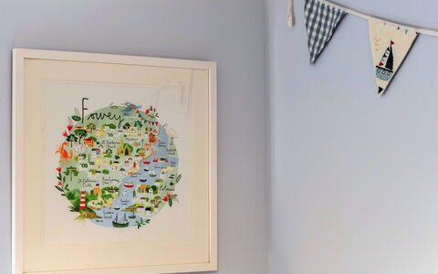 Fowey 602: Kamer, Fotolijst, Verf, Muursticker