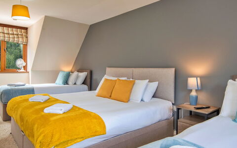Bryncoch Retreat: Bedding, Slaapkamer, Hotel, Bed, Laken