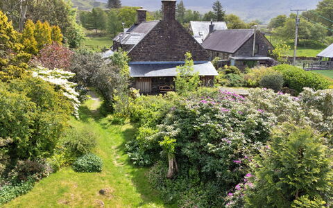 Y Cwtch: Groen, Vegetation, Huis, Dak, Struik, Verblijf, Plantengemeenschap, Tuin, Landelijk Gebied