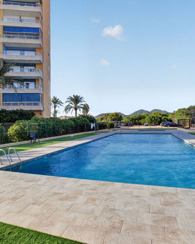 Goya - Mar de Cristal: Zwembad, Toevlucht, Landscaping, Schaduw, Condominium, Tuin, Appartement, Waterpartij, Hotel