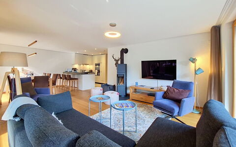 Les Rahâs A5: Interieur Ontwerp, Meubilair, Flooring, Verdieping, Plafond, Bankstel, Woonkamer, Kamer, Verlichting, Tafel