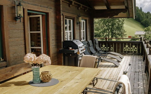 Chalet Amadé: Zwembad, Boerderij, Landgoed, Villa, Toevlucht, Hacienda, Eco Hotel, Backyard