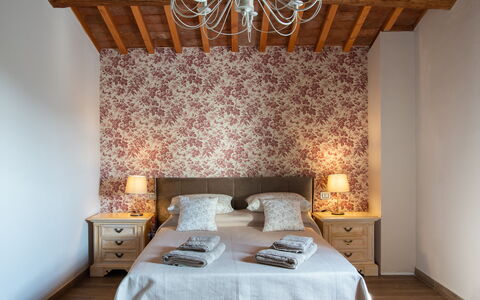 Villa Casabada: Meubilair, Interieur Ontwerp, Muur, Slaapkamer, Hout, Bed, Laken, Flooring, Verdieping, Linens