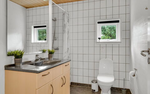 Nahuel - 300M to the Fjord: Loodgieterswerkinrichting, Wastafel, Flooring, Interieur Ontwerp, Badkamer, Verdieping, Kraan, Wastafel In De Badkamer, Loodgieter, Toilet