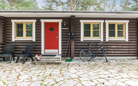 Mäkrä 3: Hout, Verblijf, Blokhut, Siding, Beits, Garden Gebouwen, Hardwood, Schuur, Timmerhout