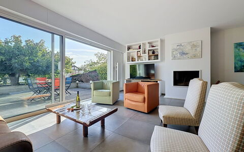 Pornic 815: Boom, Woongebied, Appartement, Condominium, Toevlucht, Gazon, Landgoed, Landscaping, Schaduw