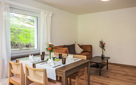Chesa Salet: Struik, Huis, Woongebied, Huis, Tuin, Schaduw, Werf, Binnenplaats, Bloempot