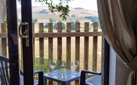 Garth Cottage: Balkon