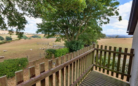Garth Cottage: Balkon