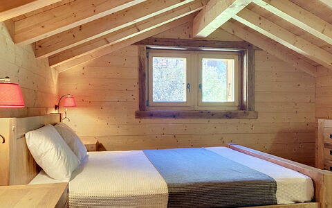 Perray 22: Hout, Slaapkamer, Interieur Ontwerp, Verdieping, Flooring, Kamer, Meubilair, Bed, Plafond, Zolder