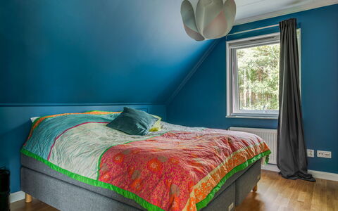 Björkfjärden: Slaapkamer, Verdieping, Bed, Interieur Ontwerp, Bedding, Laken, Flooring, Bed Frame, Linens, Kamer