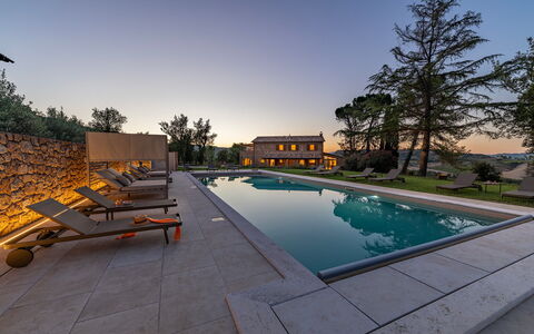 Poggio Ambrato 18, Emma Villas: Blauw, Zwembad, Landgoed, Toevlucht, Eco Hotel, Villa, Landscaping, Hacienda, Boerderij, Schaduw
