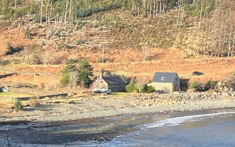 The Boat House: Verblijf, Huis,  Felsen\, Landschap, Kust, Kust, Dak, Bank, Landelijk Gebied, Hut