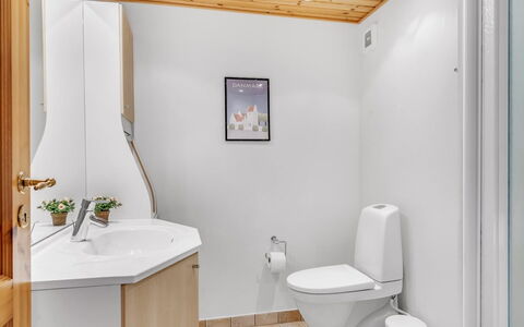 Terese - 200M to the Fjord: Loodgieterswerkinrichting, Flooring, Interieur Ontwerp, Verdieping, Badkamer, Wastafel, Toilet, Wc Bril, Plafond, Loodgieter