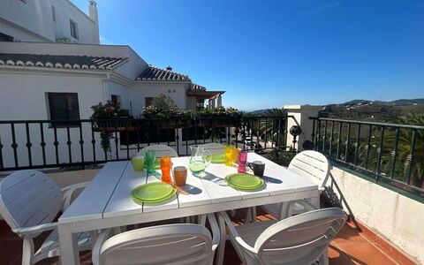 Viñasol: Meubilair, Buitenmeubels, Stoel, Keuken En Eettafel, Buitentafel, Balkon, Appartement, Toevlucht, Patio, Eco Hotel