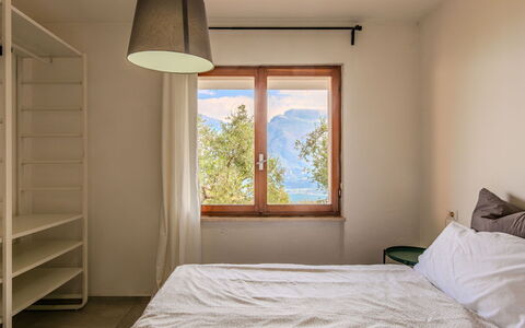 Casa Panoramica: Interieur Ontwerp, Meubilair, Muur, Slaapkamer, Flooring, Hout, Bed, Verdieping, Laken, Plafond