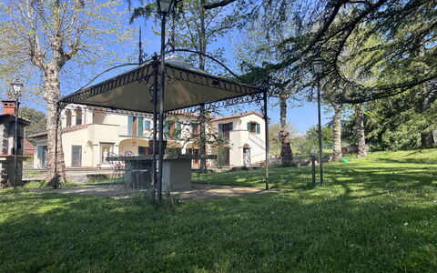 Villa Il Parco: Schaduw, Prieel, Paviljoen, Outdoor Structuur, Tuin, Werf, Canopy, Gazon, Park, Pergola